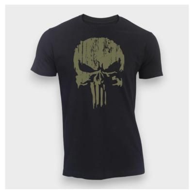 Tee shirt punisher noir