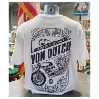 Tee shirt von dutch frame blanc1
