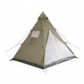 Tente indienne tipi kaki ma t central 290x270x225 cm