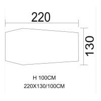 Tente tunnel hochstein flecktarn 220x130x100 cm1