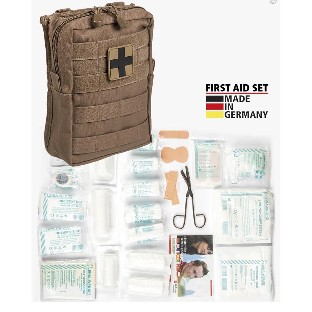 TROUSSE DE SECOURS 43 PIECES FIRST AID EQUIPEMENT COYOTE