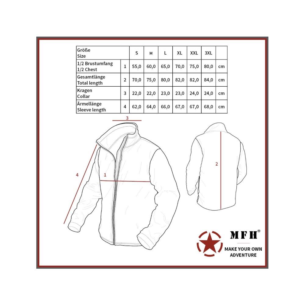 Veste de combat noir serpent mfh2