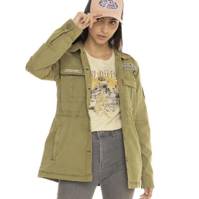 Veste femme von dutch lip kaki