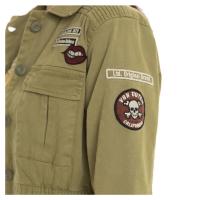 Veste femme von dutch lip kaki2