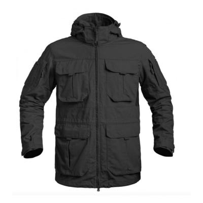 Veste longue de combat fighter noir