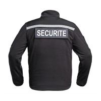 Veste polaire hv tape secu one securite noir a 10