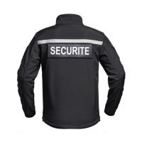 Veste softshell hv tape secu one securite noir a 10